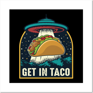 Taco Abduction Posters and Art